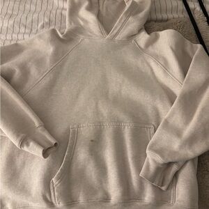TNA Cozy Fleece Sweatshirt in Heather Oatmeal